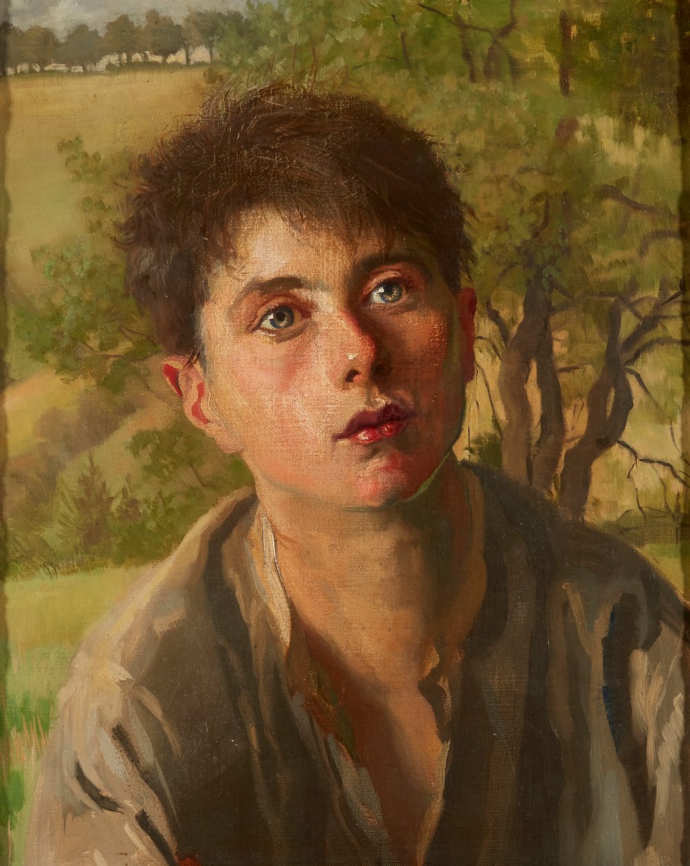 The Young Shepherd Boy (olie på lærred) af Isabel Codrington