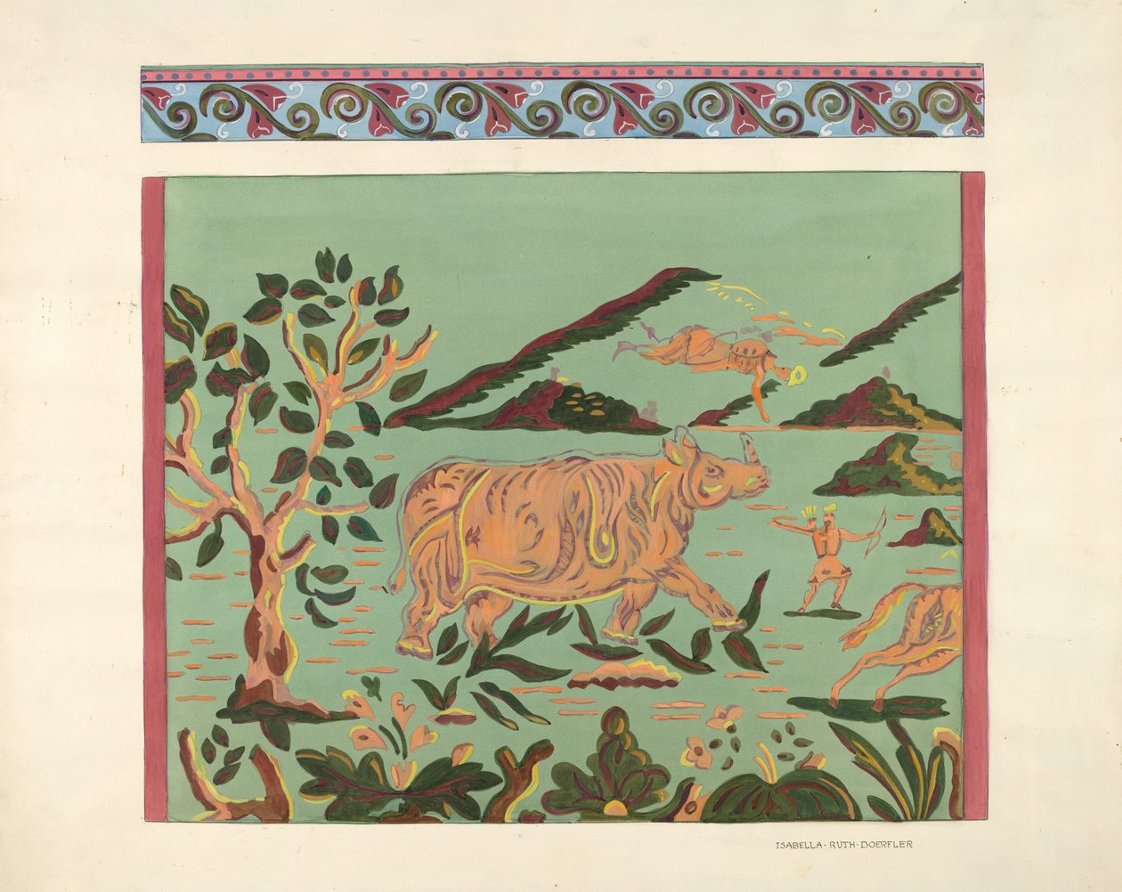 Bandbox Design - Rhino af Isabella Ruth Doerfler