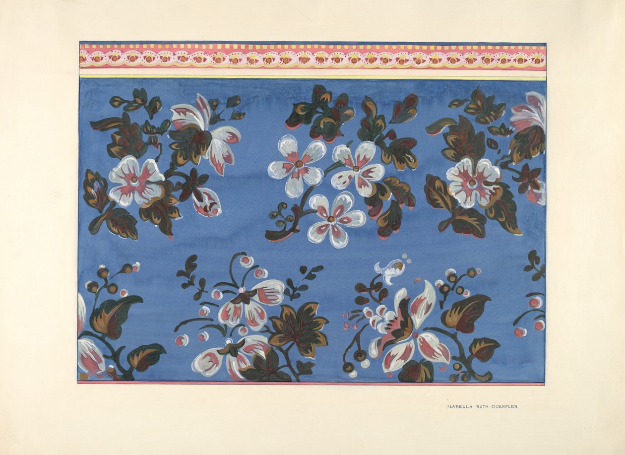 Bandbox Design, ca. 1937. af Isabella Ruth Doerfler