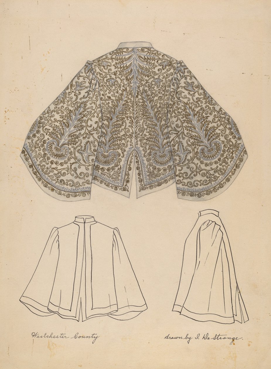 Broderet jakke af Isabelle De Strange
