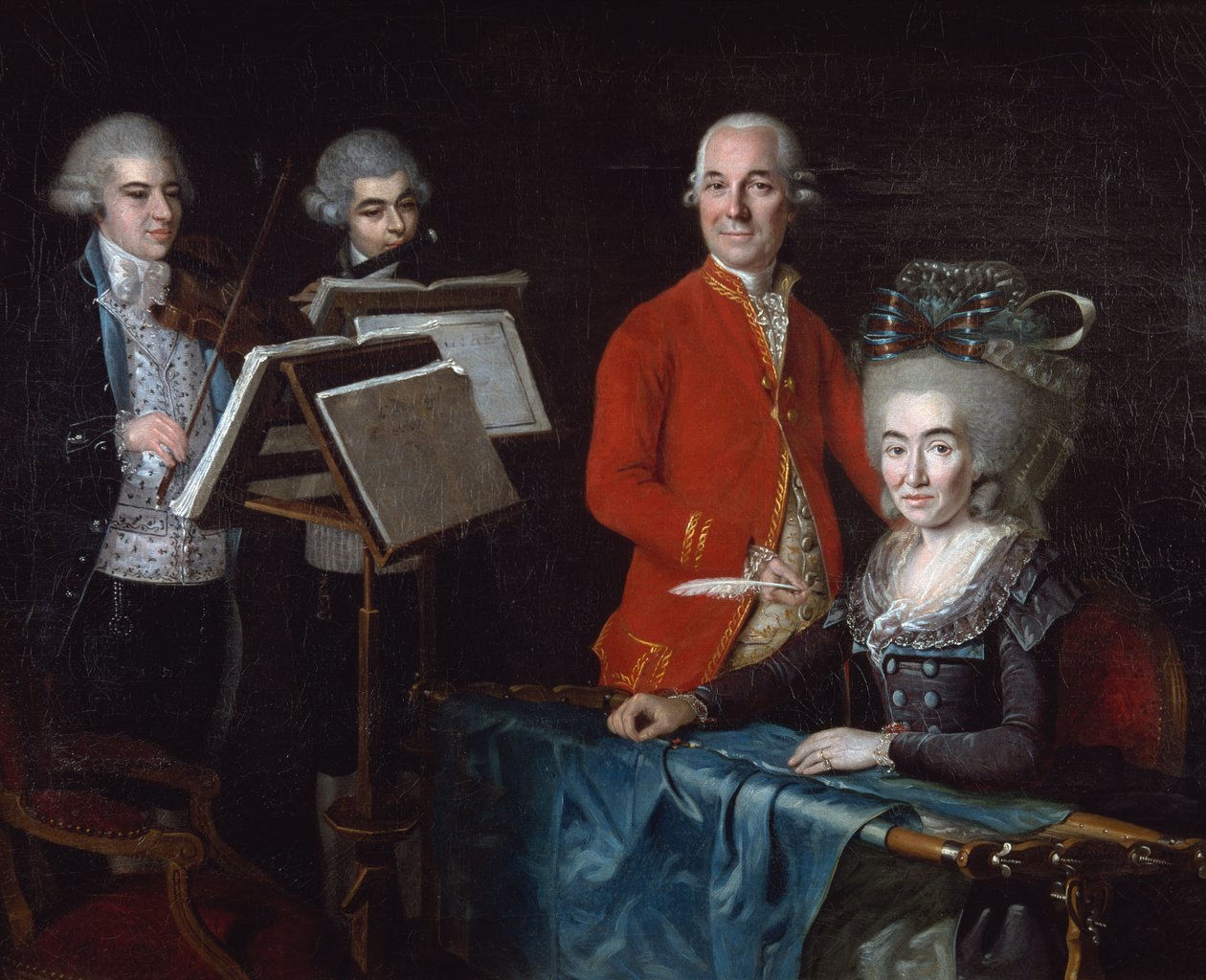 Familiegruppe, 1781 af Isabelle Pinson
