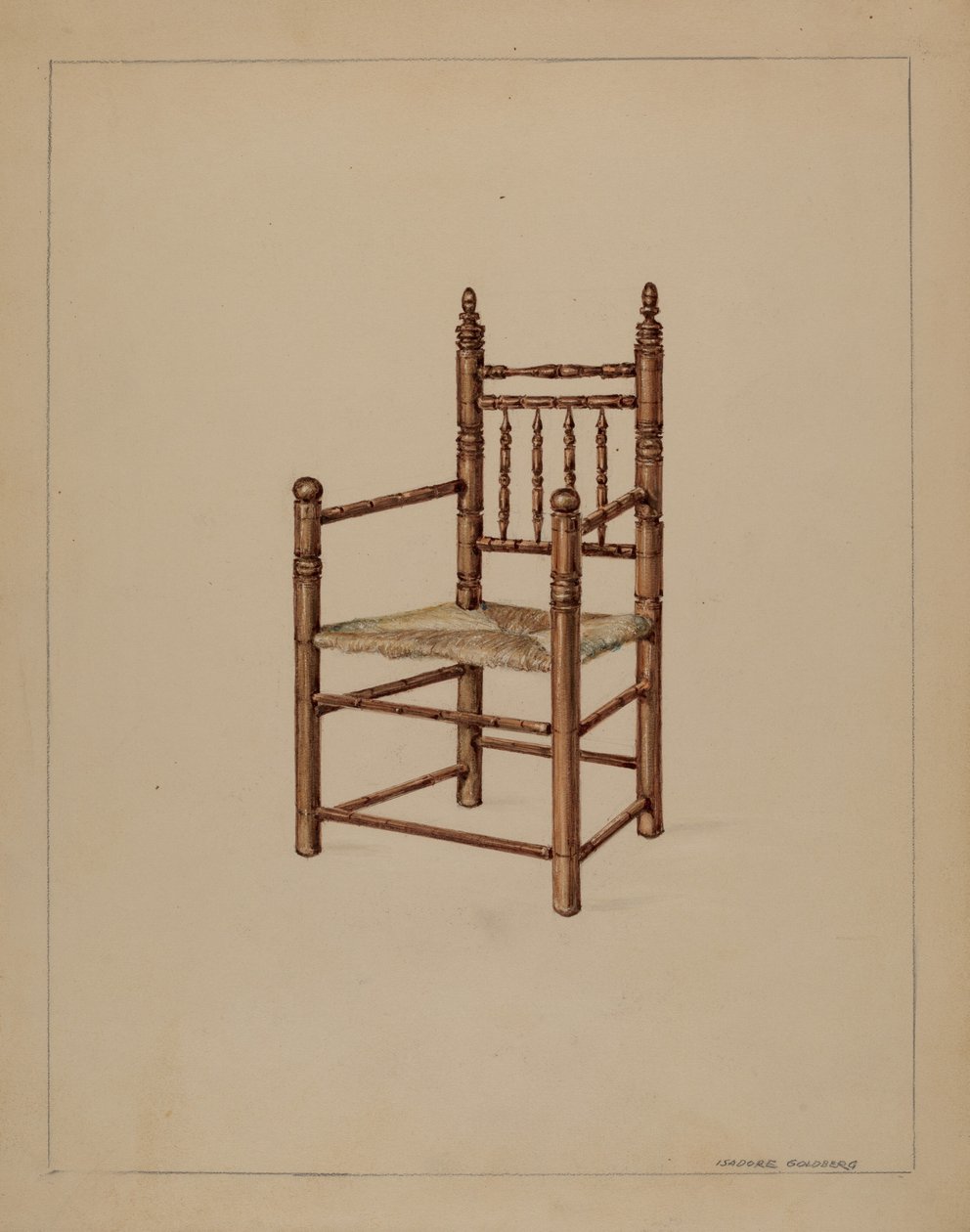 Stol af Isadore Goldberg