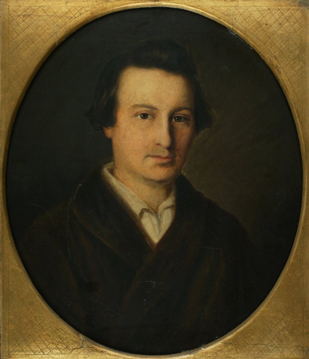 Portræt af digteren Heinrich Heine 1797-1856, 1843 af Isidor Popper
