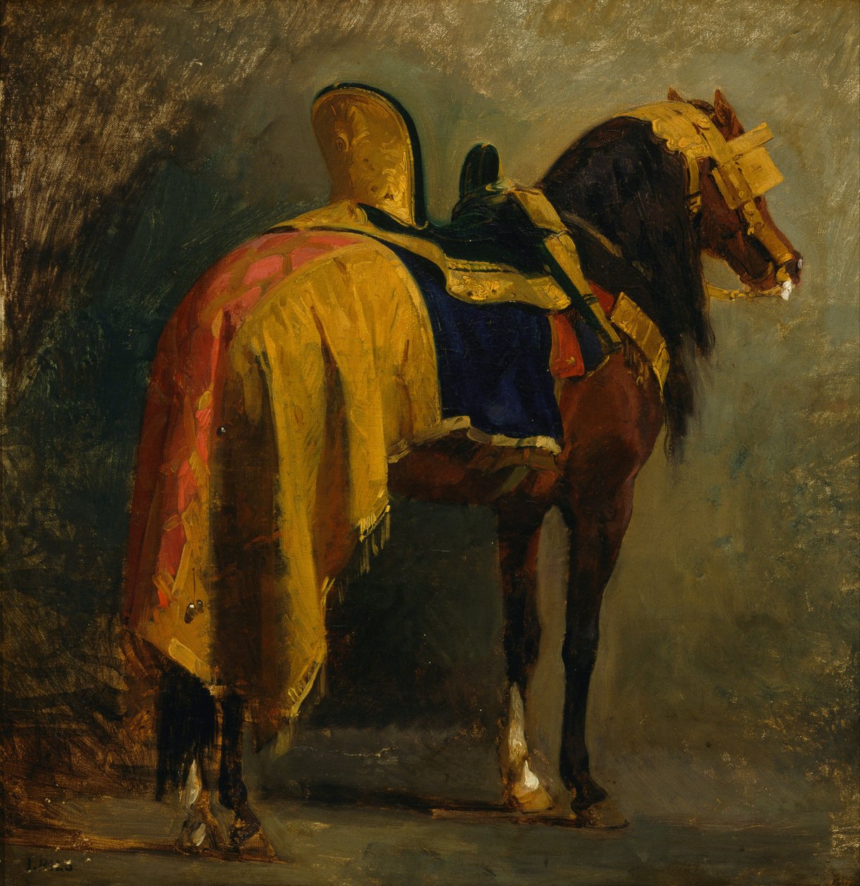 Hest i kapacitet af Isidore Pils