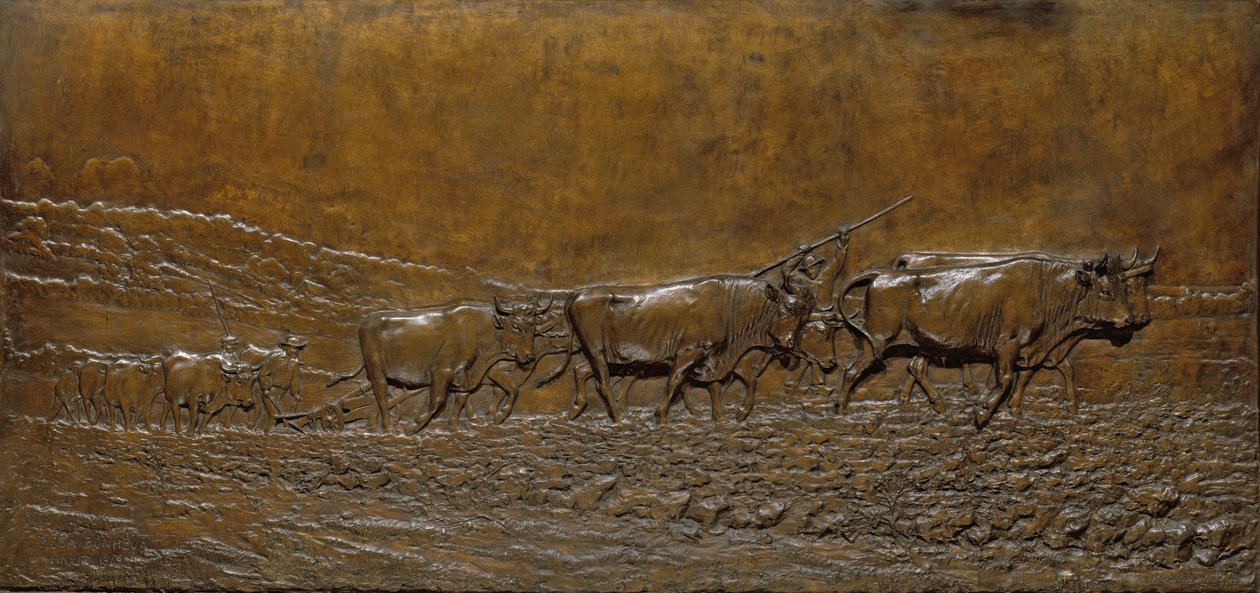 Pløjning i Nivernais af Isidore Jules Bonheur