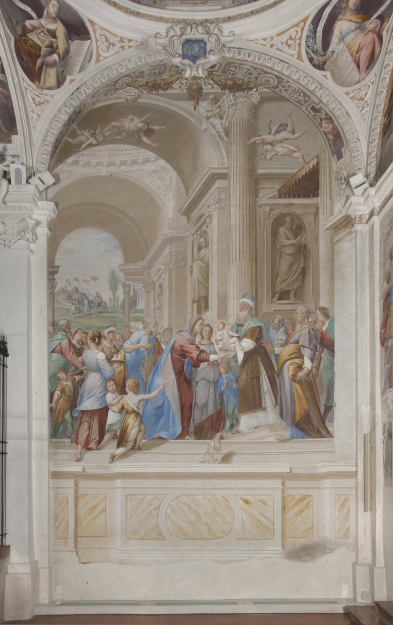 Præsentation af Jesus i templet, 1623-34 af Isidoro Bianchi