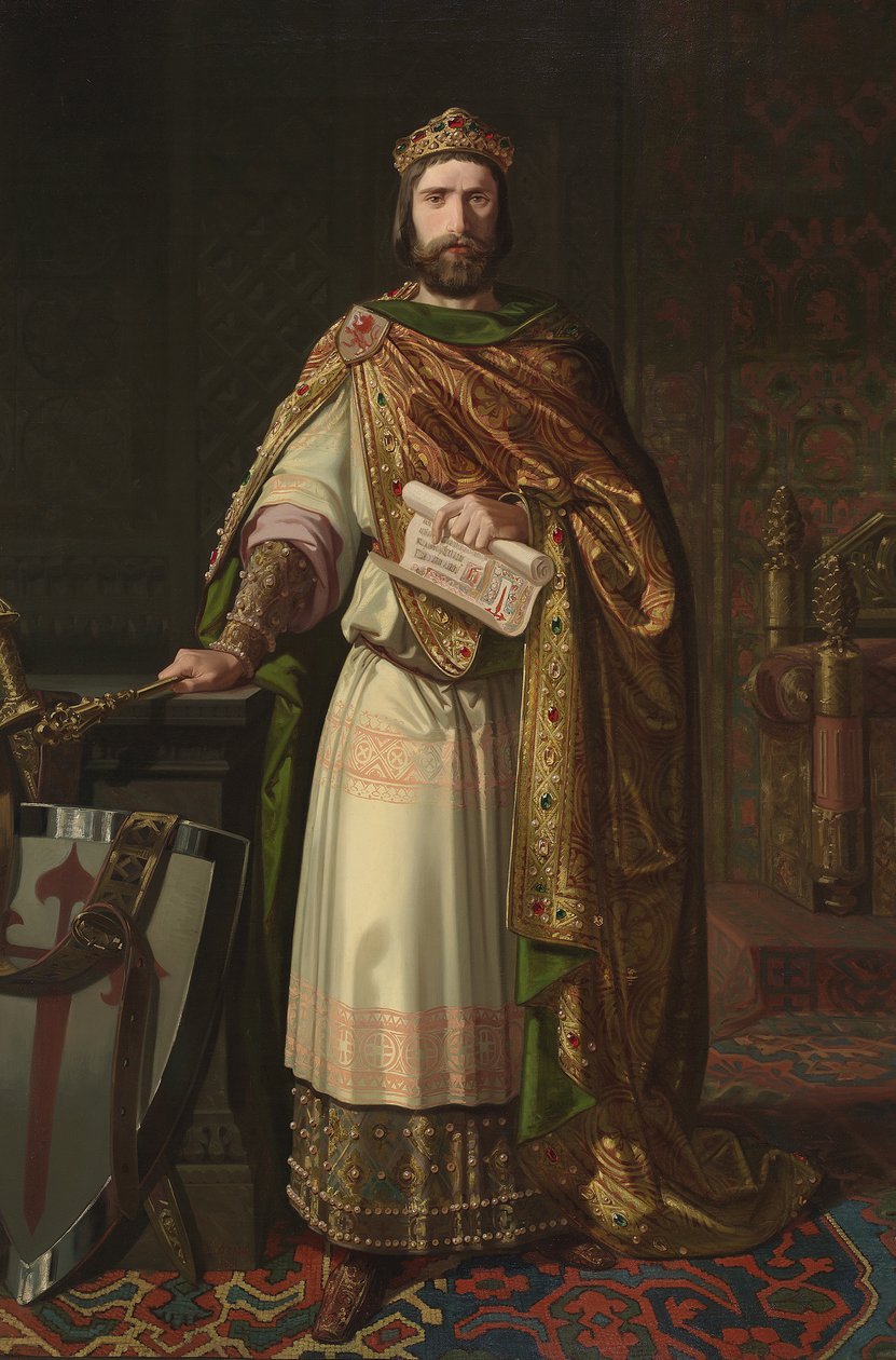 Kong Ferdinand II af León, 1850 af Isidoro Lozano