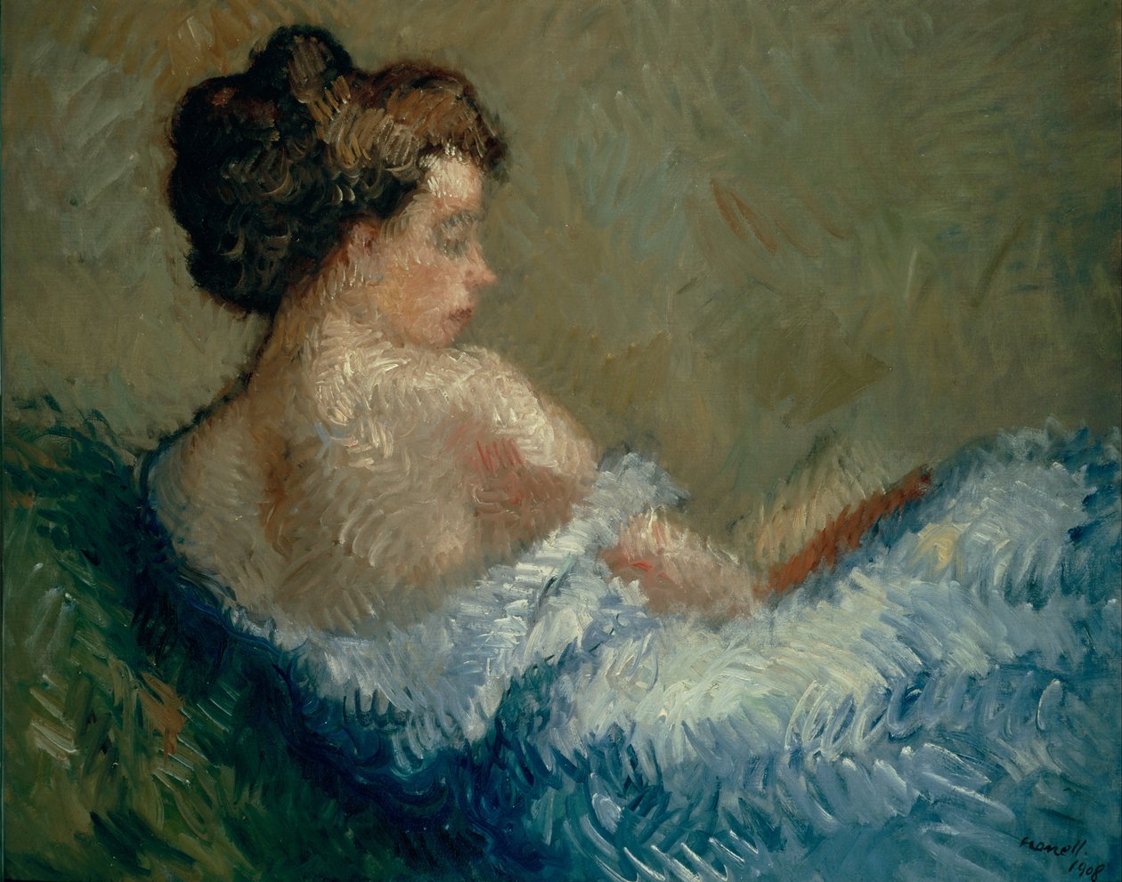 Figur på hug af Isidre Nonell