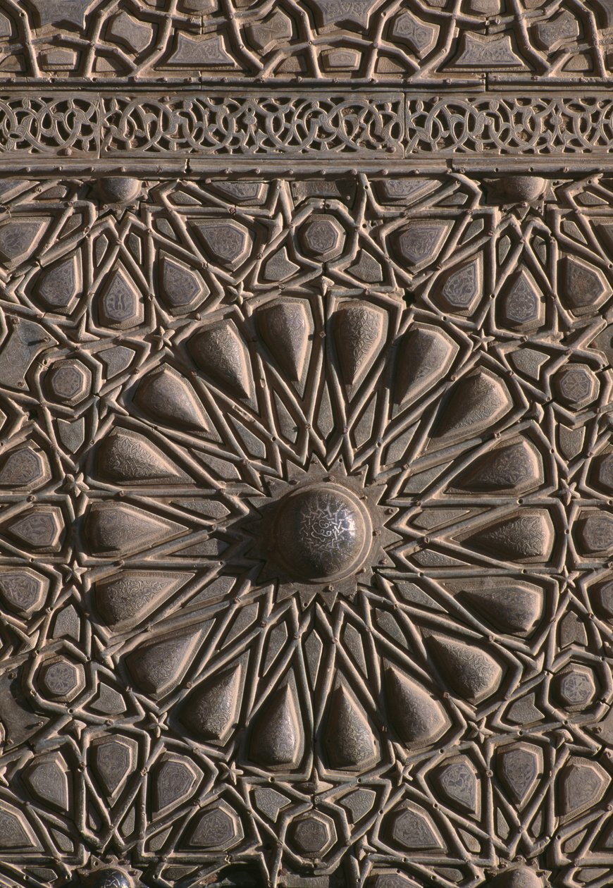 Dør til sultan al-Zahir Barquqs madrasa, detalje (træ) af Islamic School