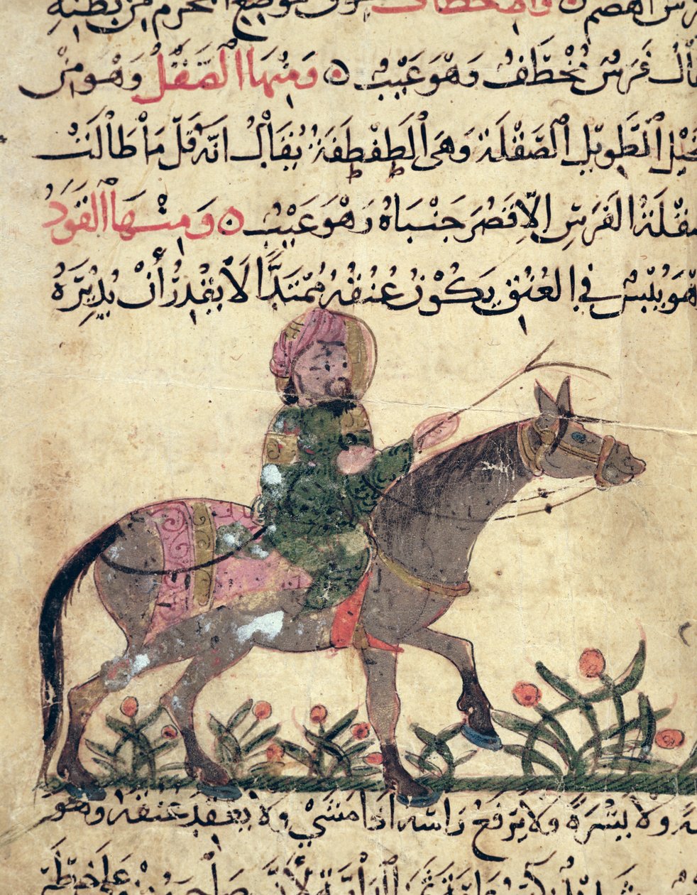 Hest og rytter, illustration fra 