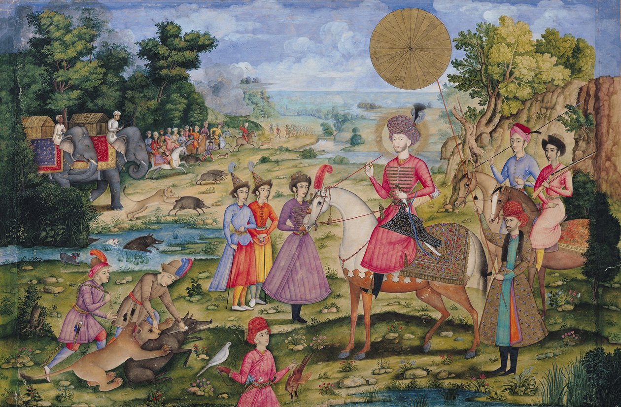 Royal Hunt, fra Isfahan, Iran af Islamic School