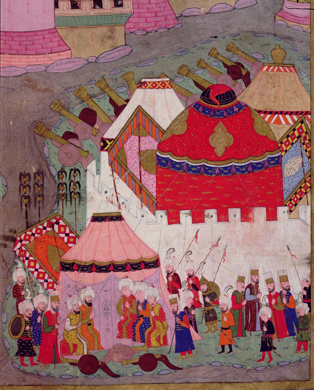 TSM H.1524 Siege of Vienna af Suleyman I (1494-1566) den Storslåede, i 1529, fra 