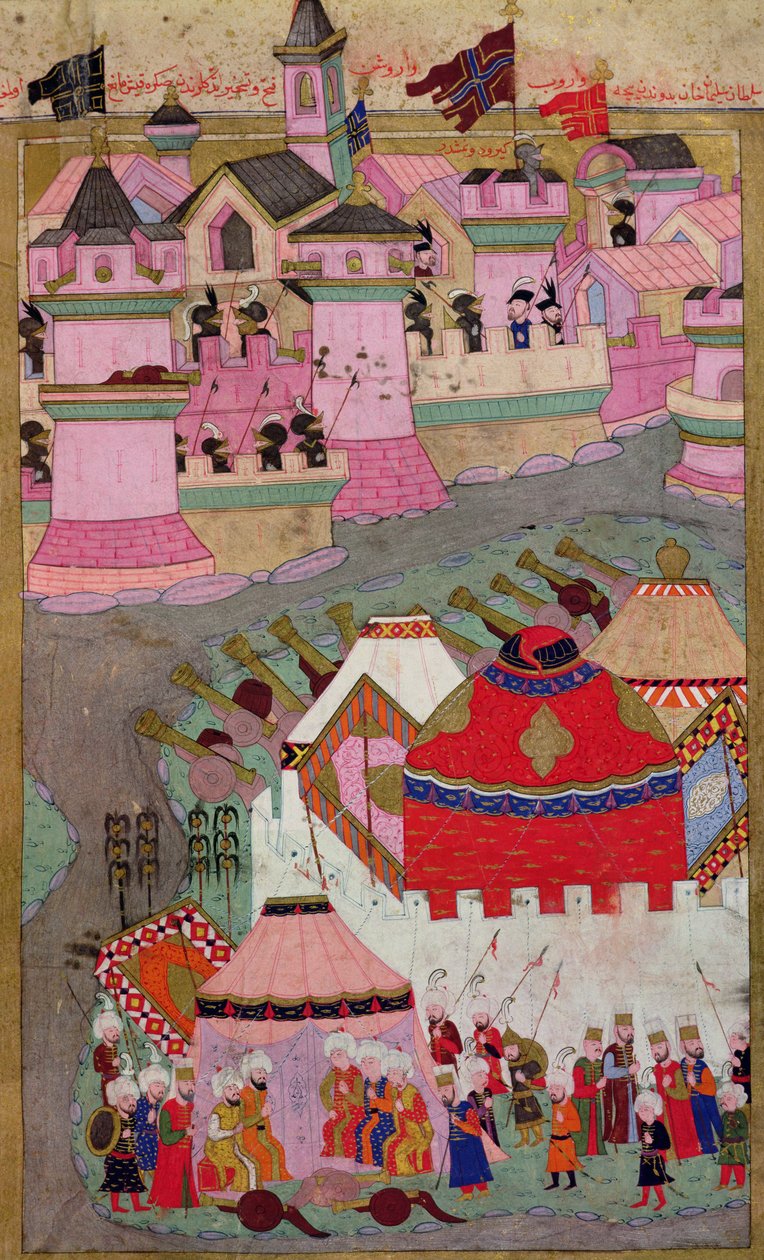 TSM H.1524 Siege of Vienna af Suleyman I (1494-1566) den storslåede, i 1529, fra 