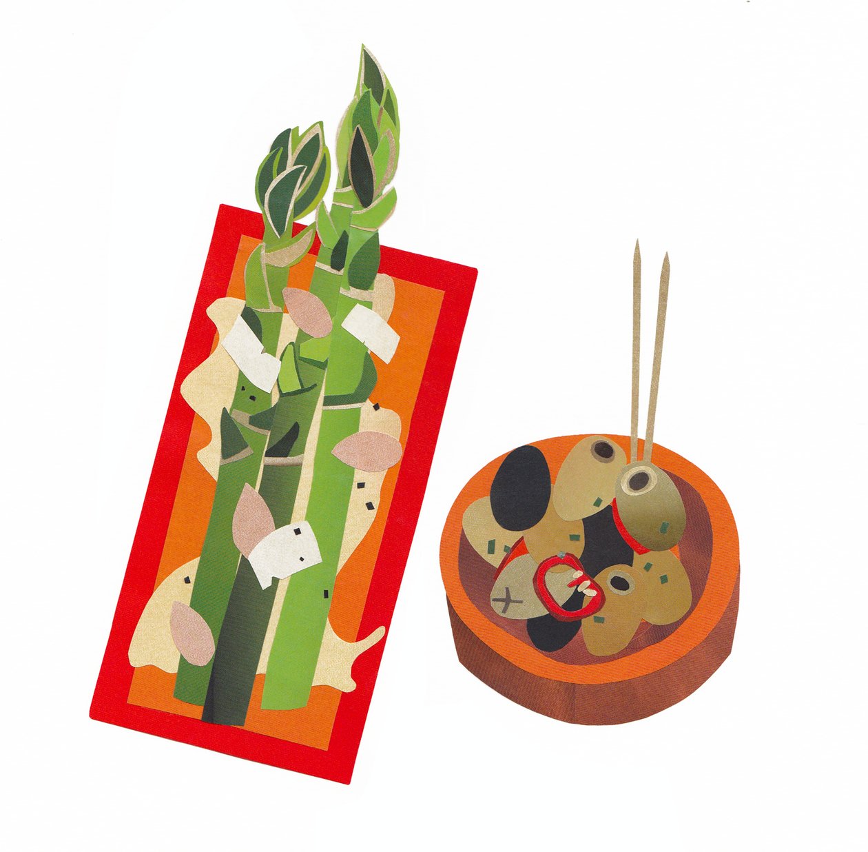 Tapas, 2016 papir af Isobel Barber