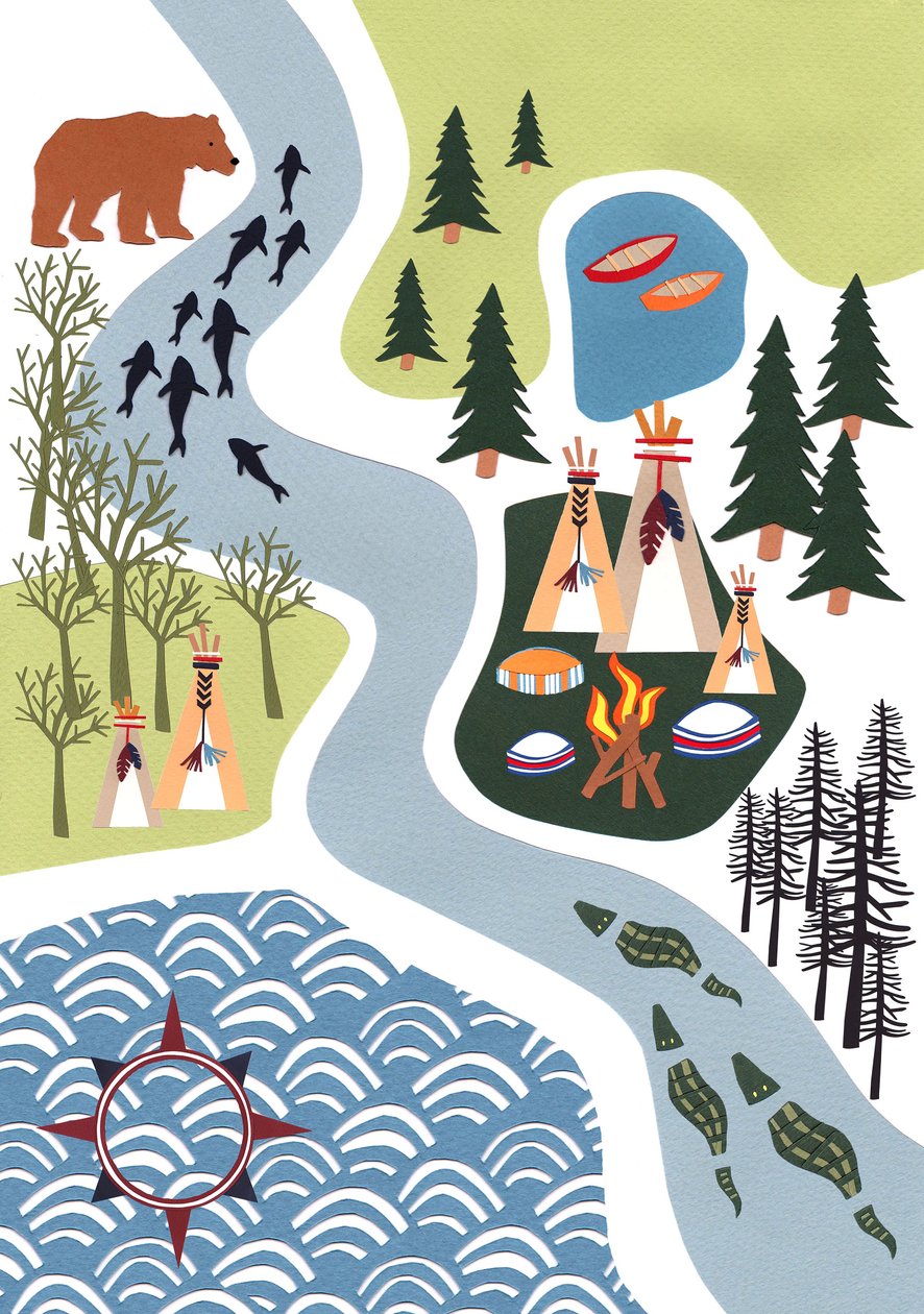 The Great Outdoors, 2016 papir af Isobel Barber
