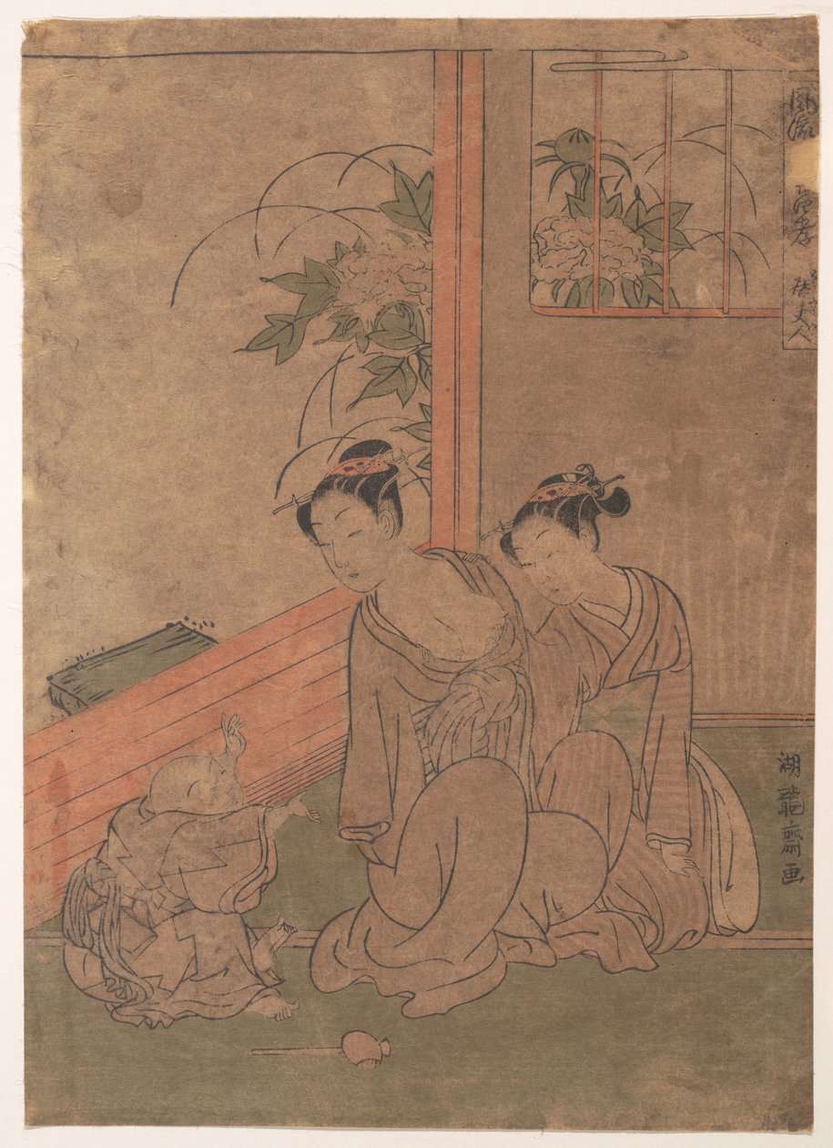 Fru Tō af Isoda Koryusai