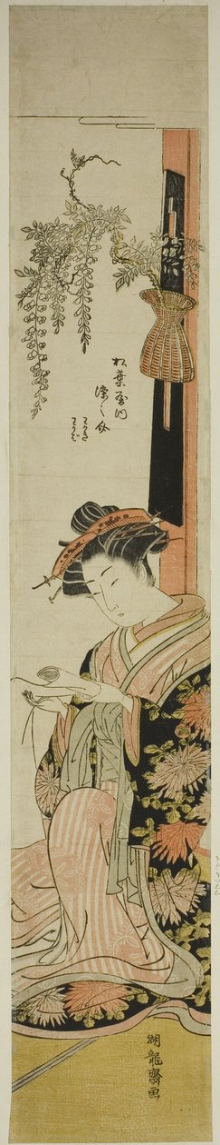 Courtesane Somenosuke fra Matsubaya af Isoda Koryusai