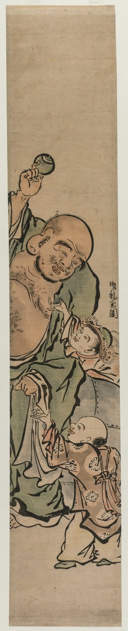 To børn, der tigger Hotei om en juvel, ca. 1770
