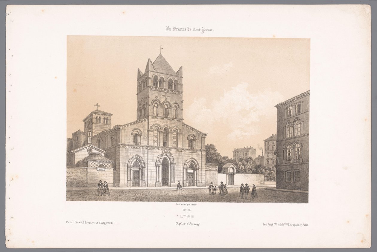 Udsigt over basilikaen Saint-Martin d