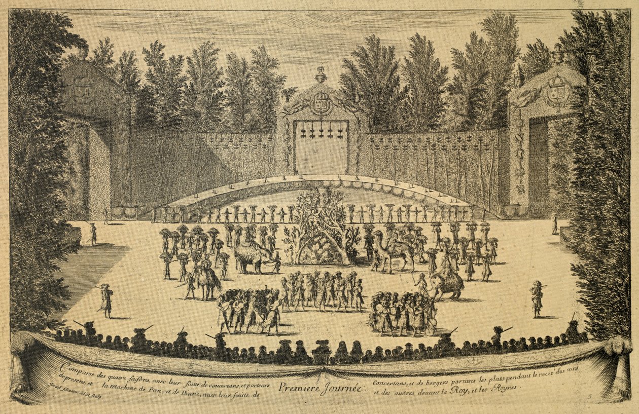 Festligheder i Versailles af Israel Sylvestre