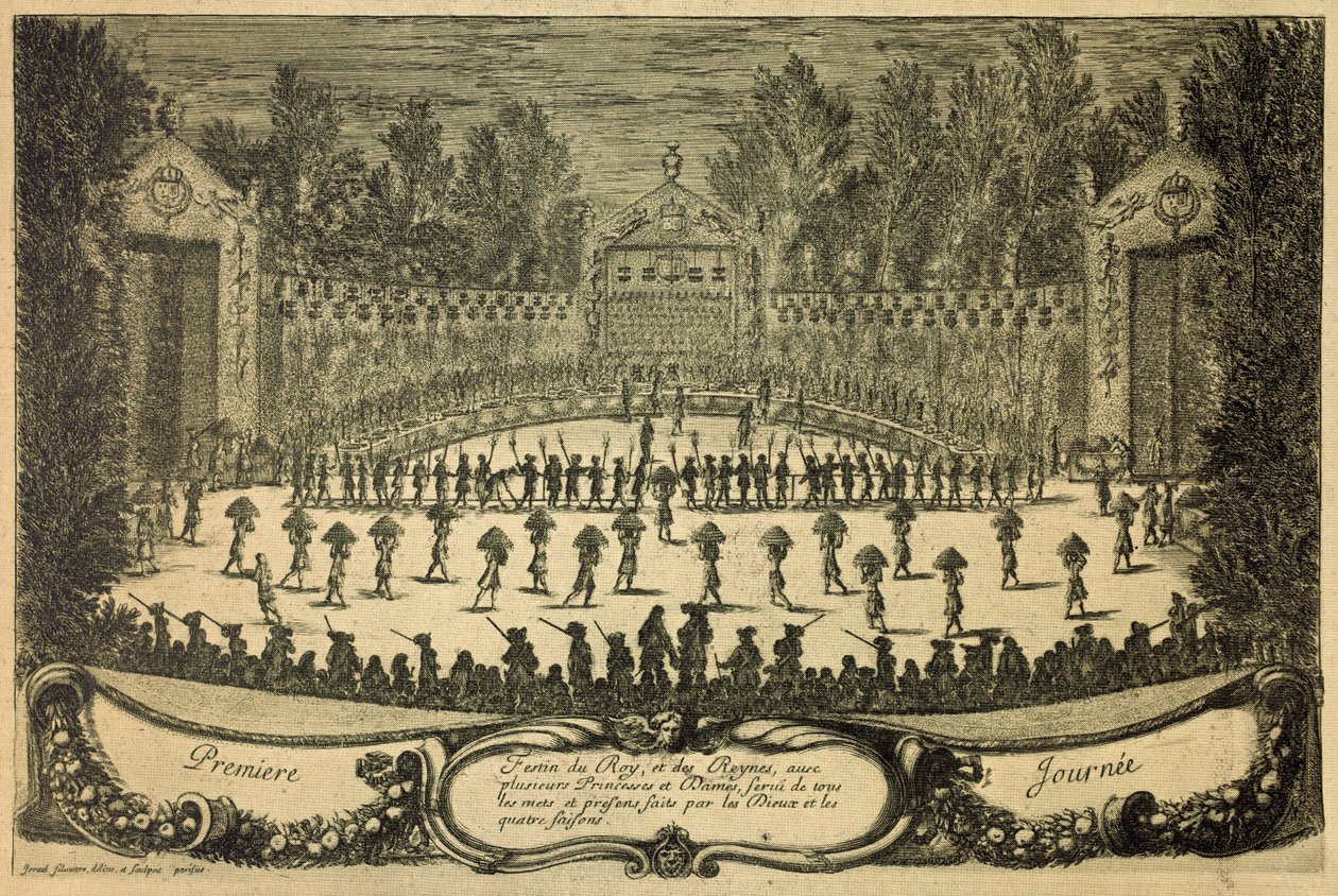 Festligheder i Versailles af Israel Sylvestre
