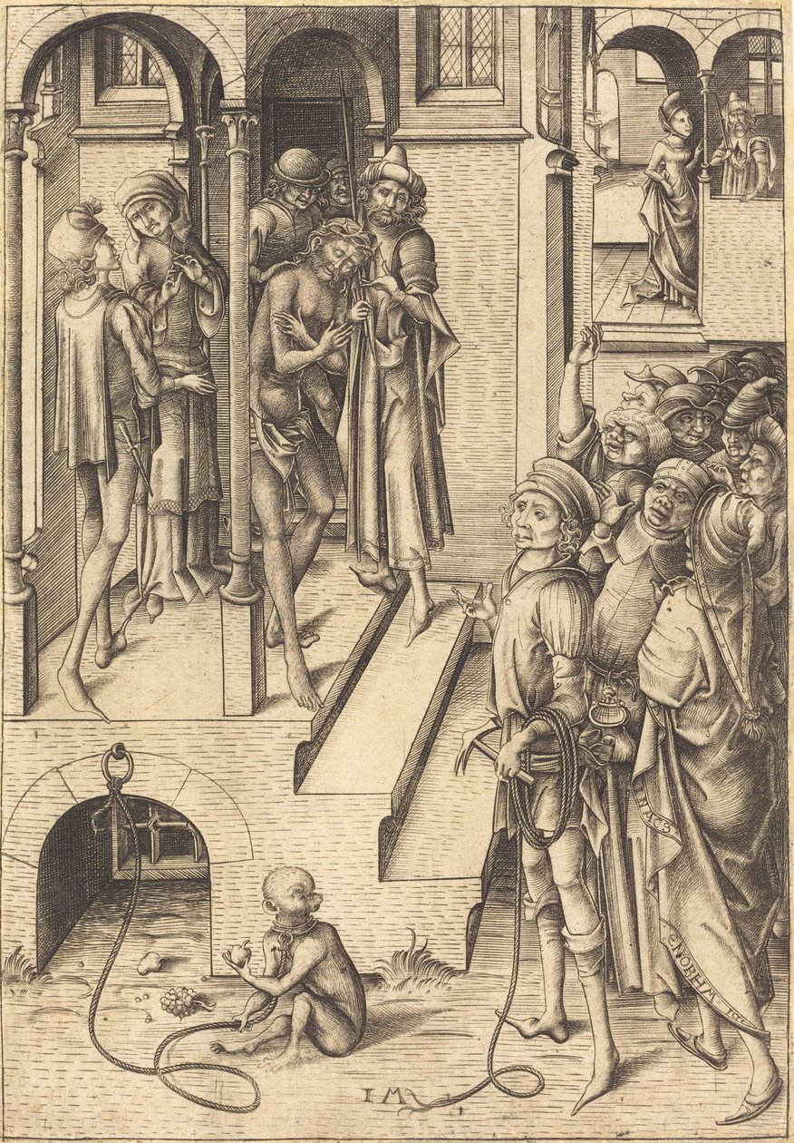Se manden, ca. 1480 af Israhel van Meckenem