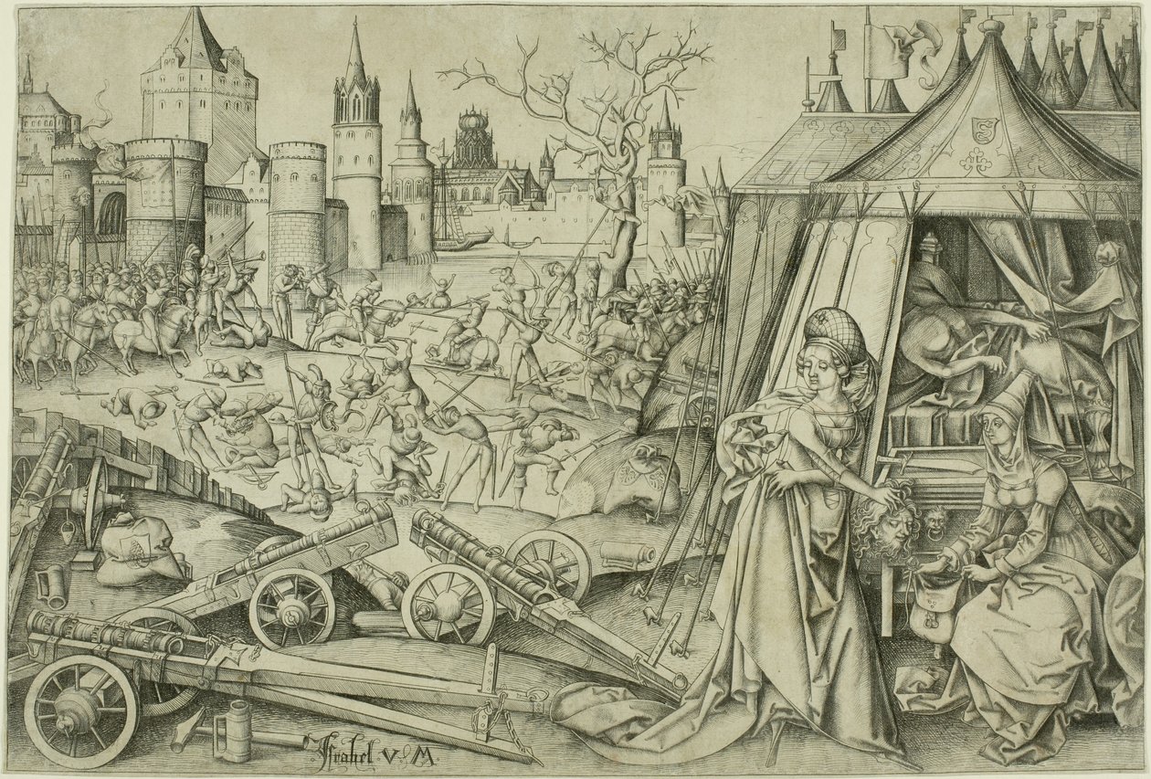 Judith, c.1495dani af Israhel van Meckenem