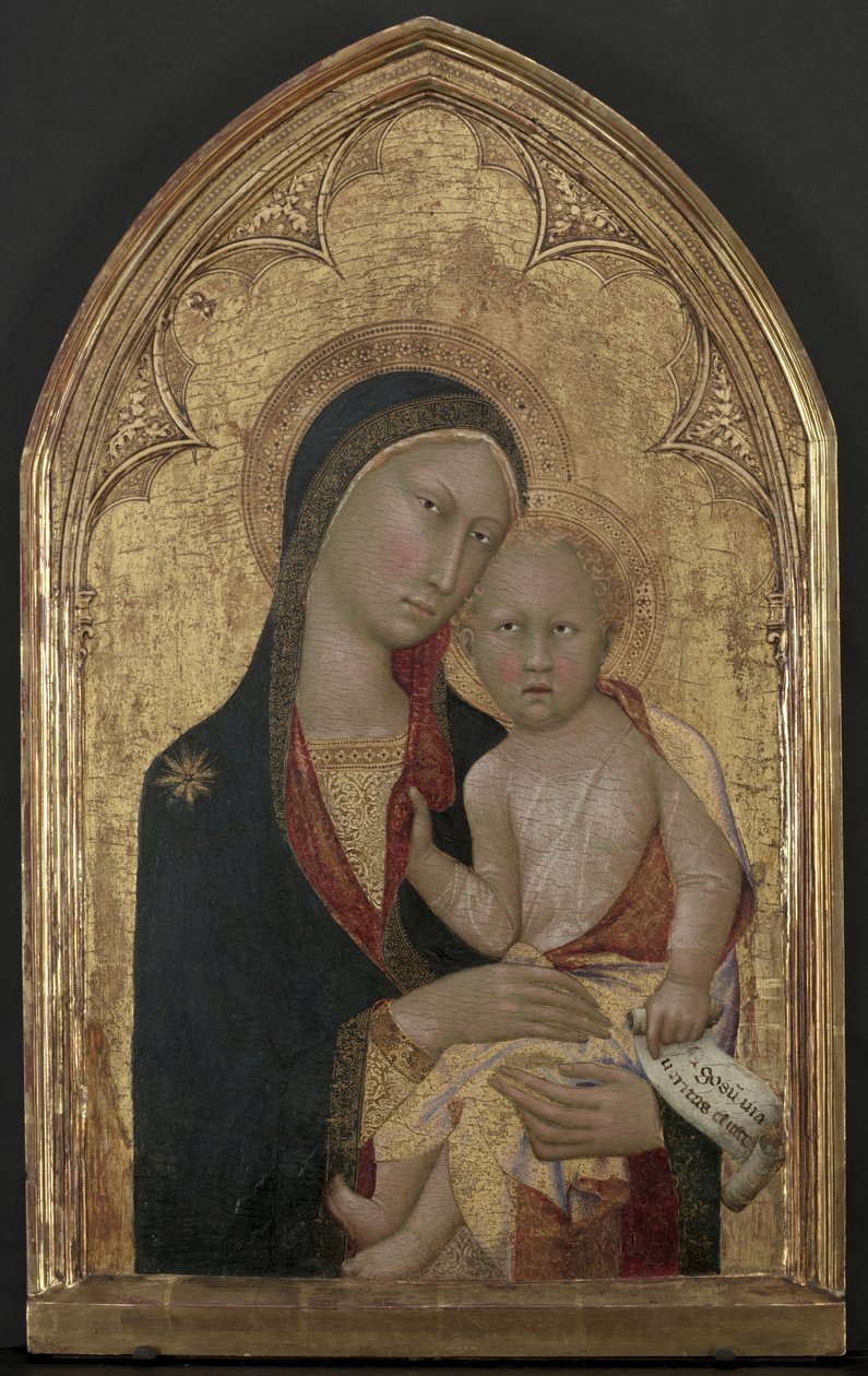 Madonna og barn af Israhel van Meckenem