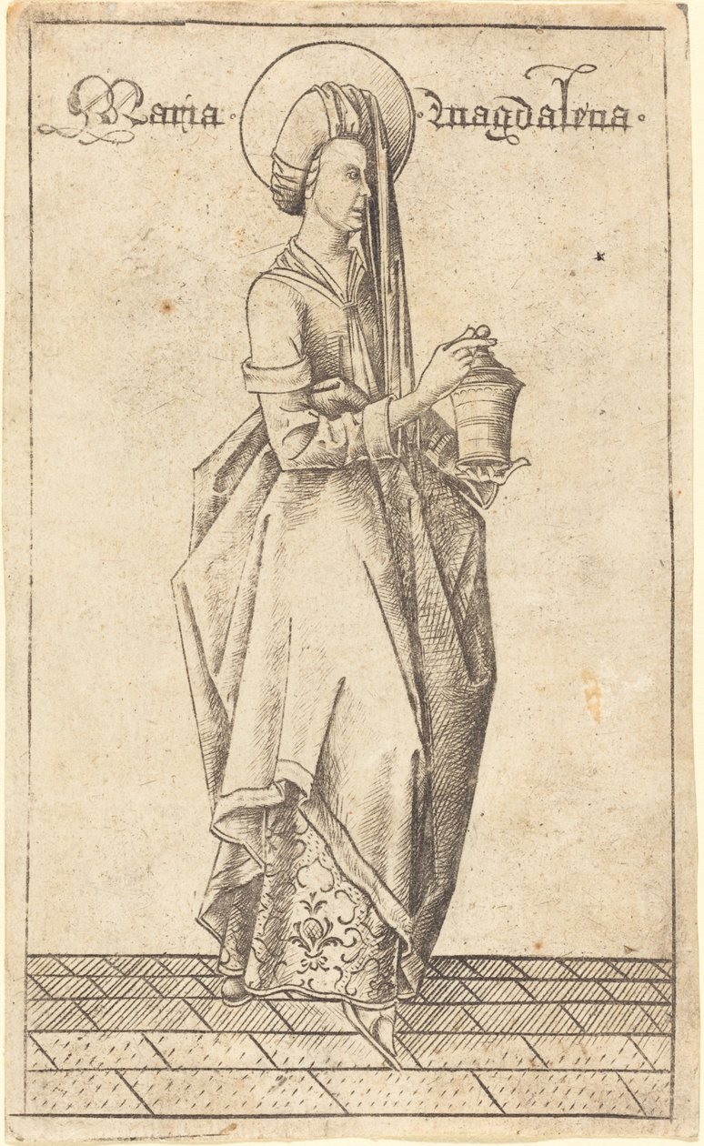 Sankt Maria Magdalena, ca. 1470. af Israhel van Meckenem