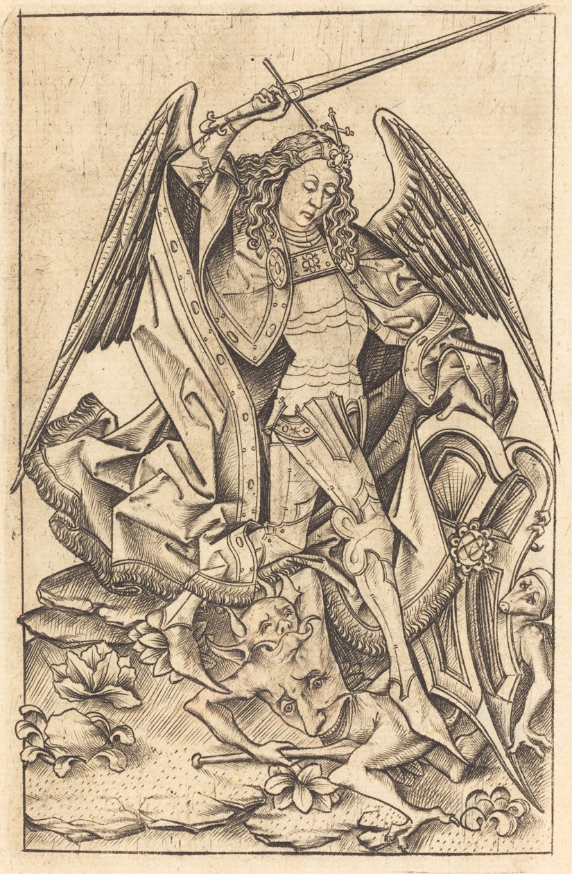 Sankt Michael af Israhel van Meckenem