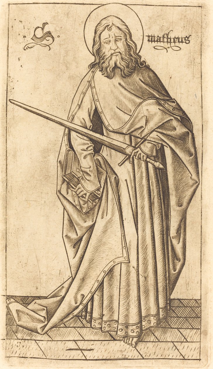 Saint Paul eller Saint Matthew, ca. 14701480. af Israhel van Meckenem