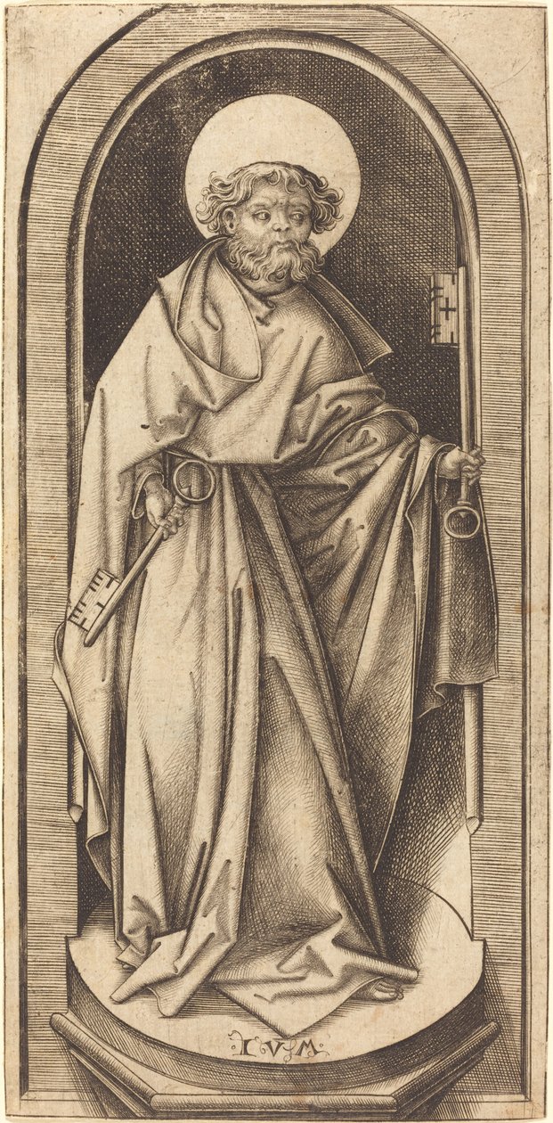 Sankt Peter af Israhel van Meckenem
