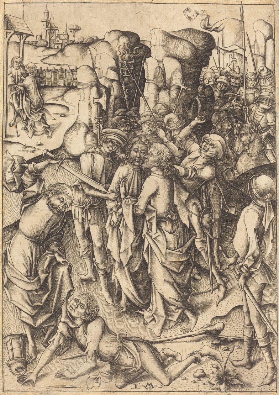 Forræderiet, ca. 1480. af Israhel van Meckenem
