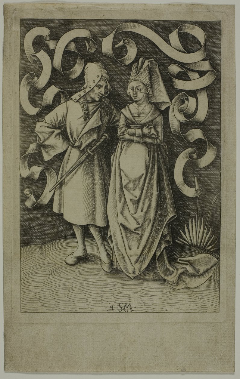 Det uensartede par af Israhel van Meckenem the younger