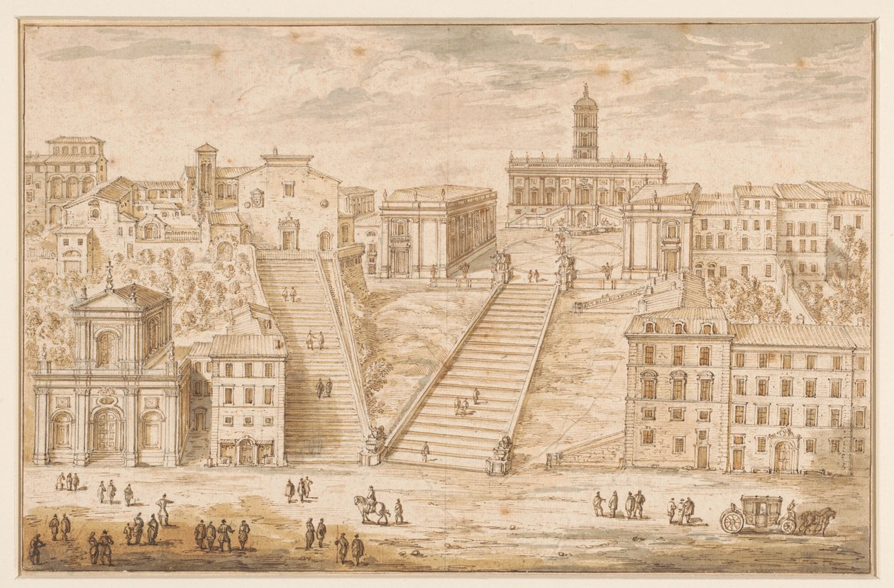 Capitol i Rom af Israël Silvestre
