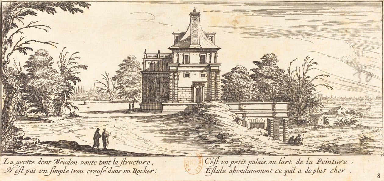 Grotten af ​​Meudon af Israël Silvestre