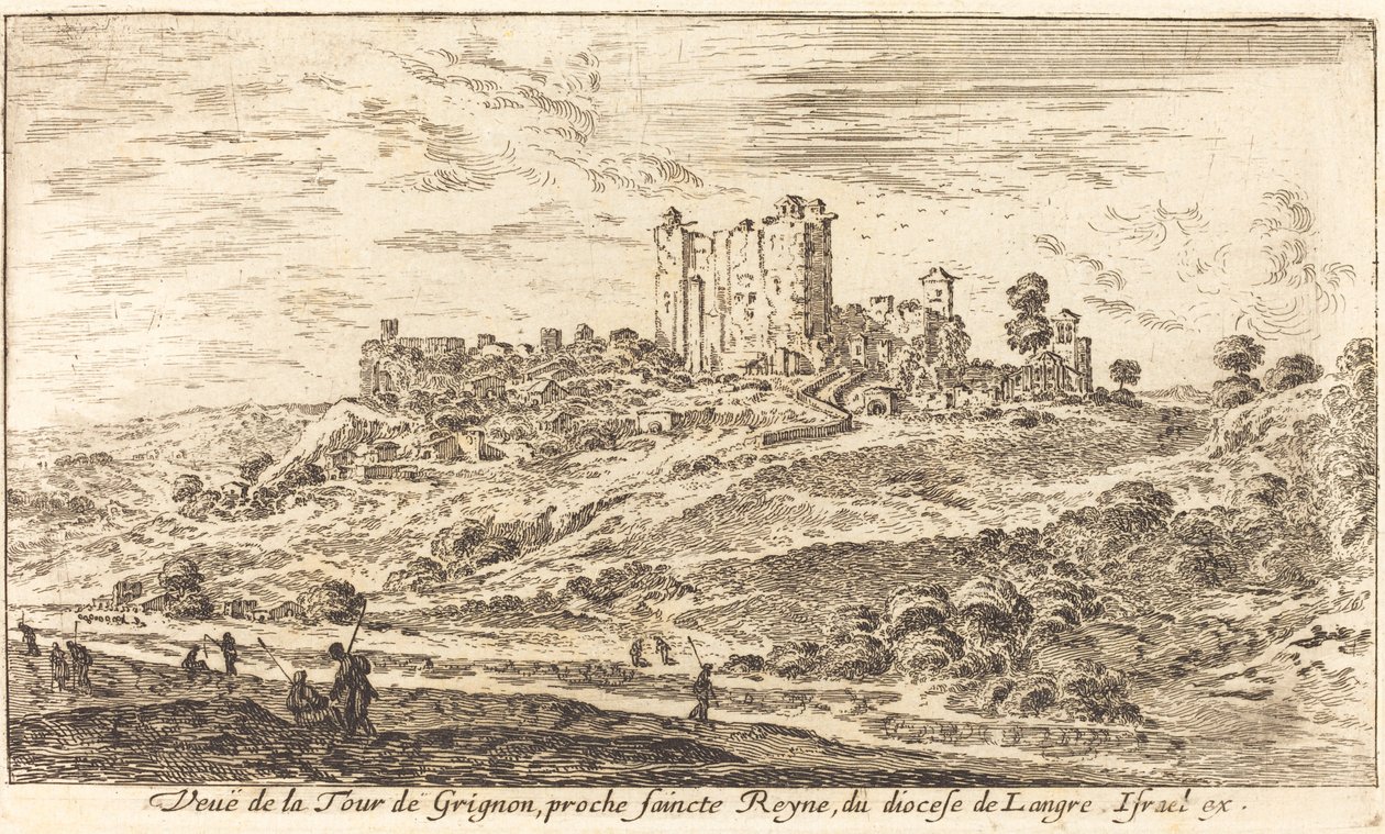 Udsigt fra Grignon Tower af Israël Silvestre