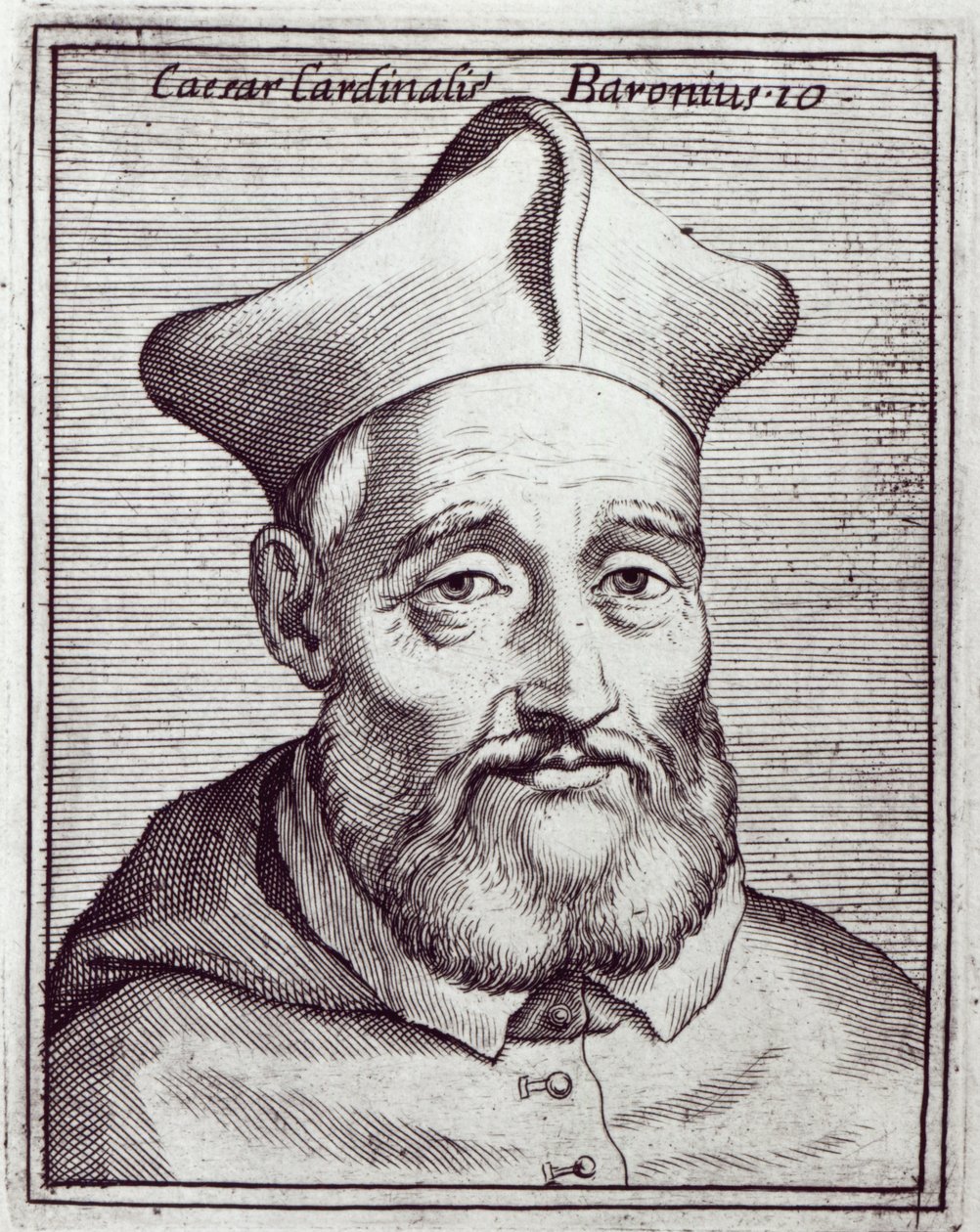 Kardinal Cesare Baronio af Italian School