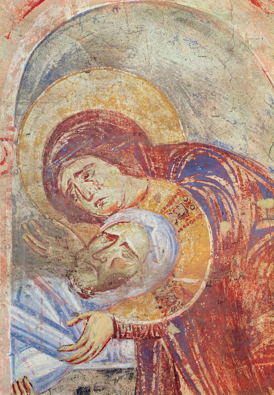 Detalje af deponeringen, c.1075-1100 af Italian School