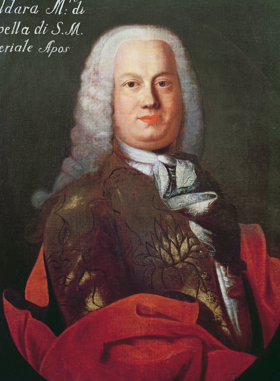 Portræt af Antonio Caldara af Italian School
