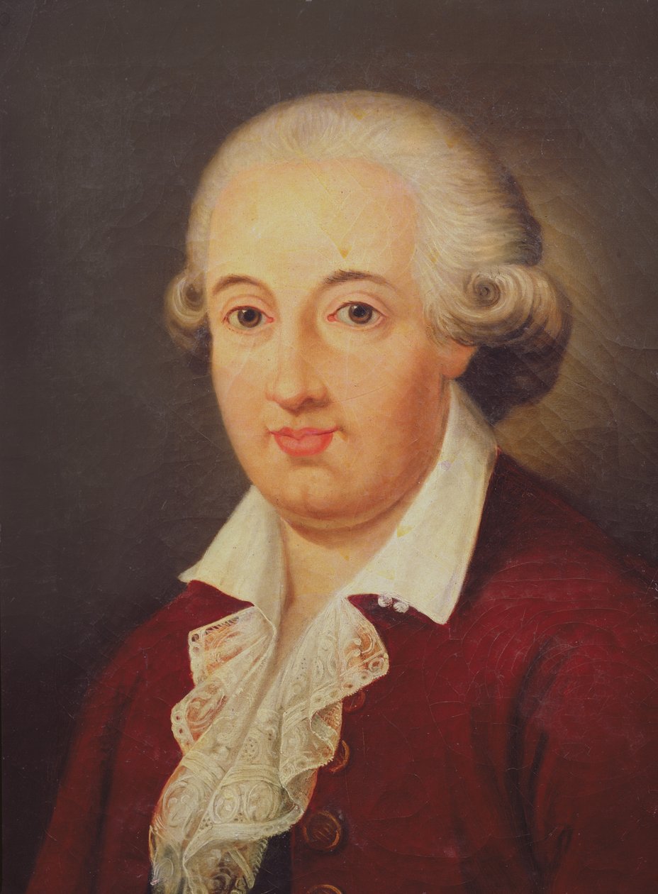 Portræt af Domenico Cimarosa (1749-1801) af Italian School