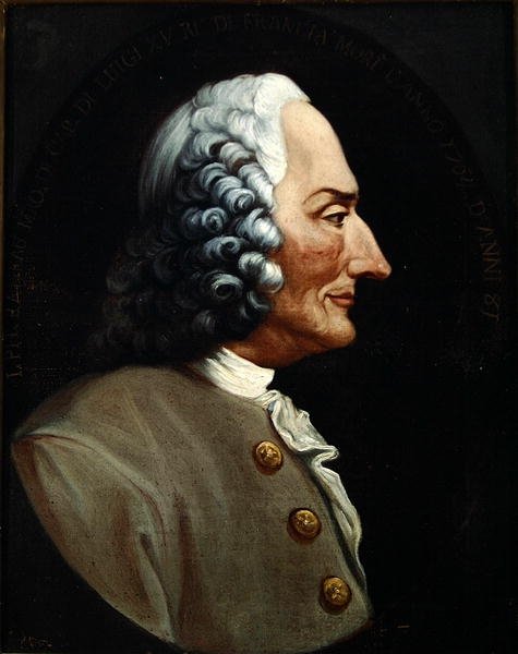 Portræt af Jean-Philippe Rameau af Italian School