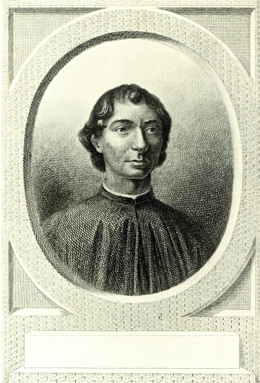 Portræt af Niccolo Machiavelli (1469-1527) af Italian School