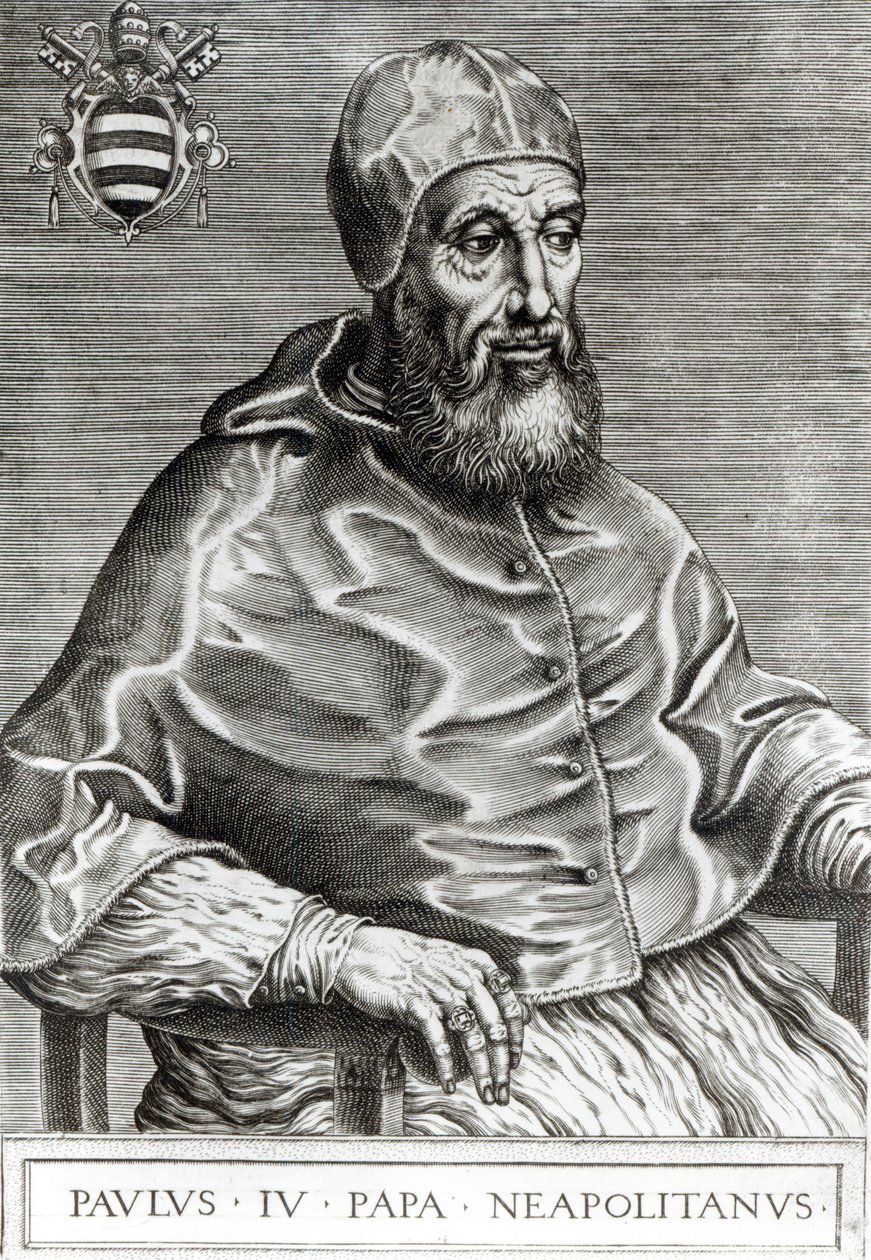 Portræt af pave Pius IV, 1555 af Italian School