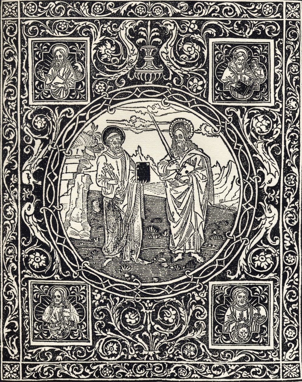 SS. Peter og Paul og de fire evangelister, fra 