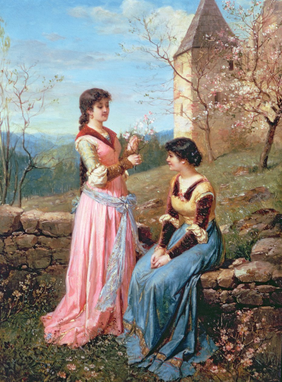 Forår i Toscana af Italian School