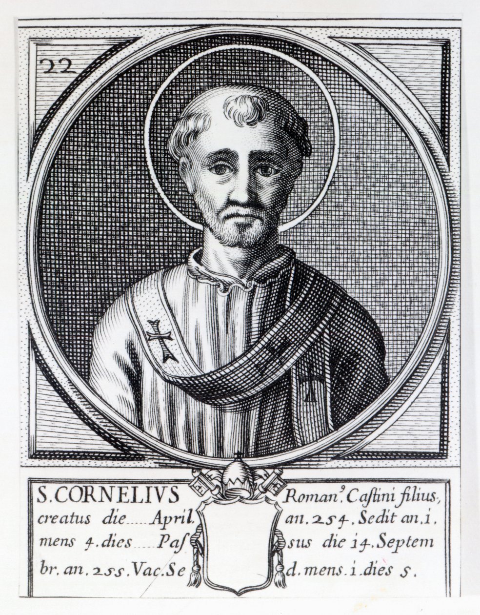 Sankt Cornelius af Italian School