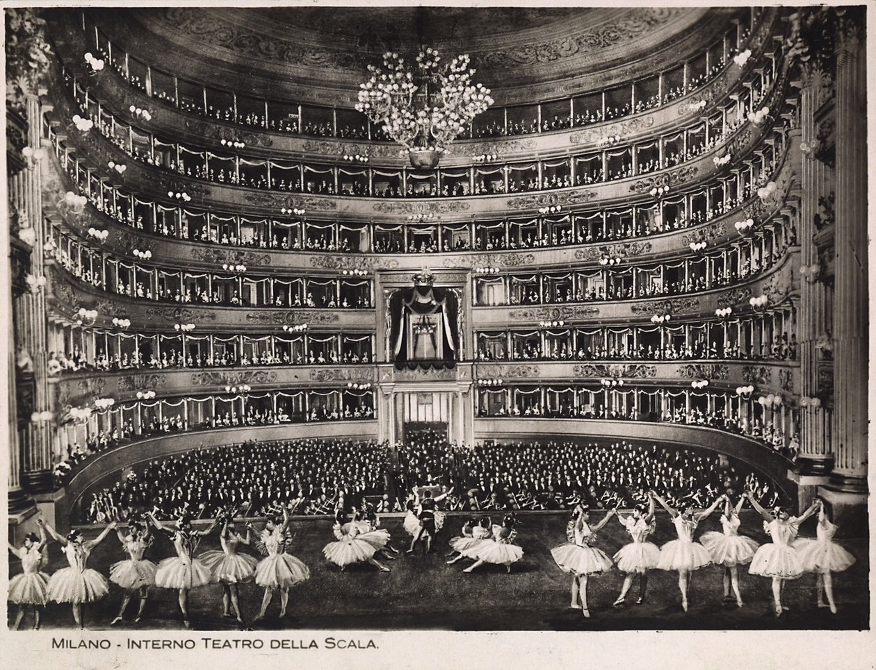 Balletten af Milanos Scala af Italian School