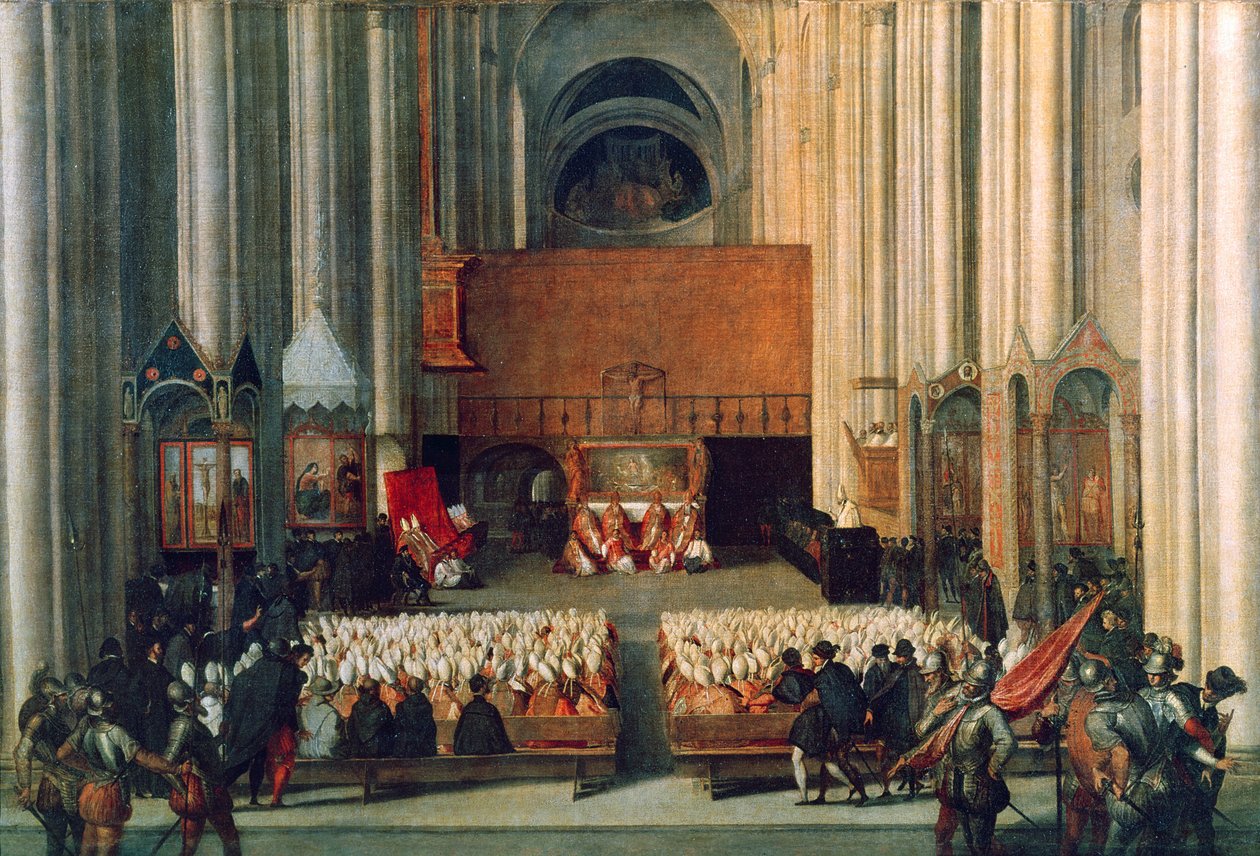 Koncilet i Trent, 4. december 1563 af Italian School