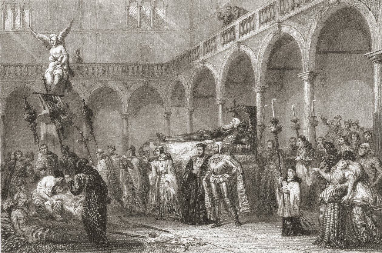 Tizians begravelse (ca. 1488-1576) af Italian School